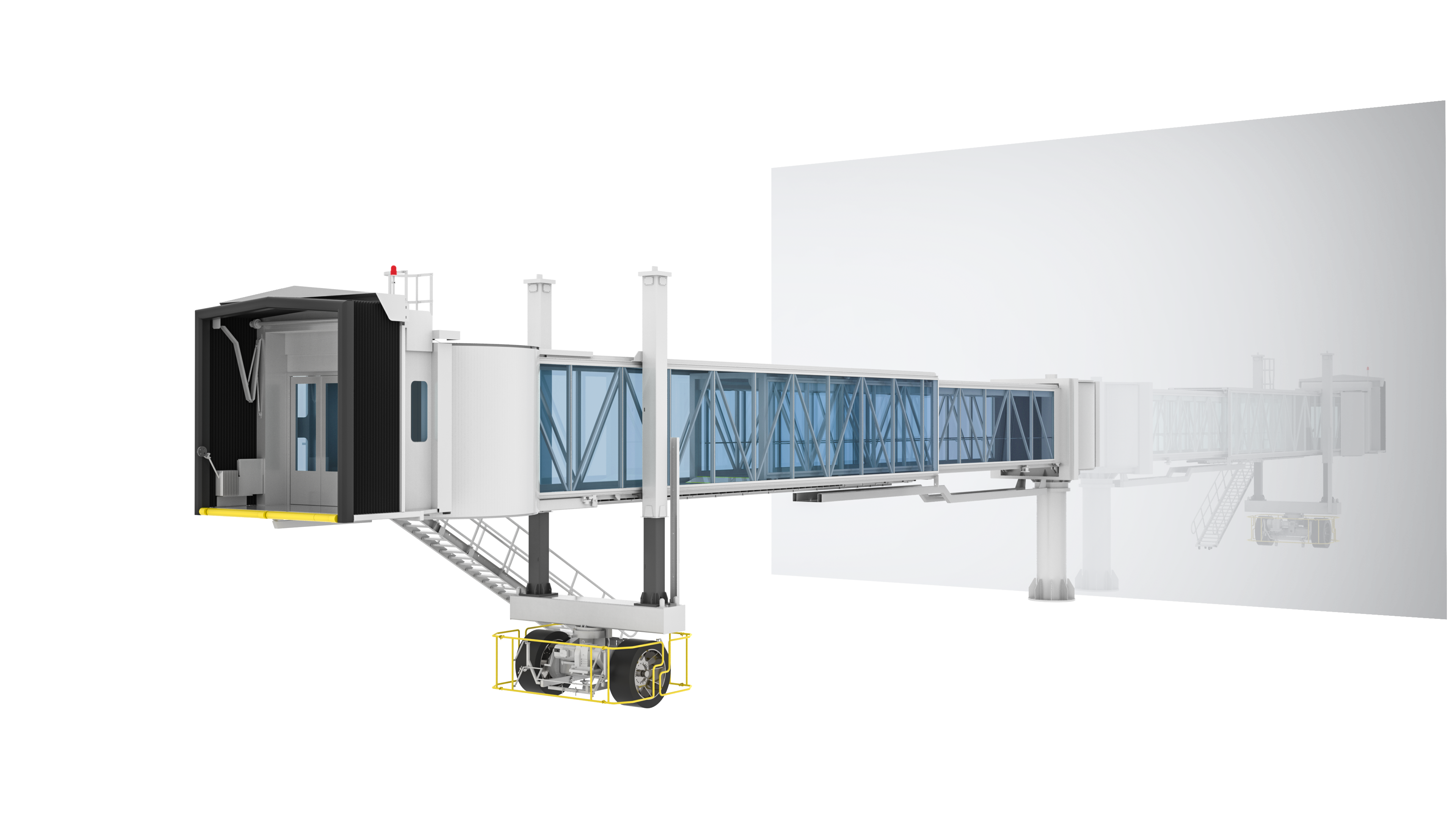 旋轉伸縮式登機橋