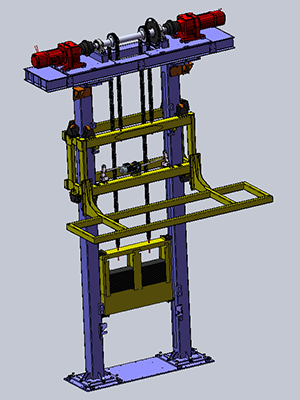 懸臂型提升機——雙立柱式